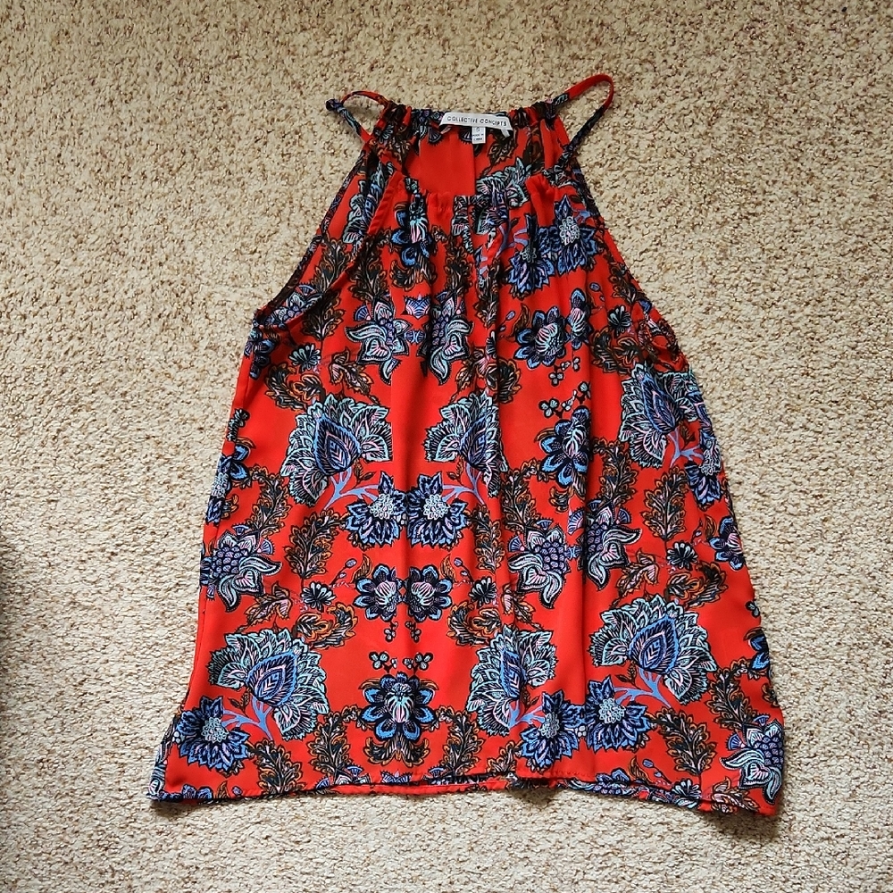 Collective Concepts Red Tank Top